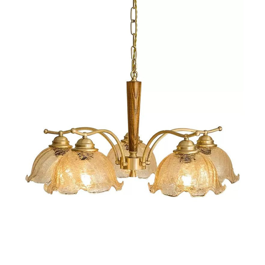 Orchid Vintage Glass Chandelier - Blowlighting