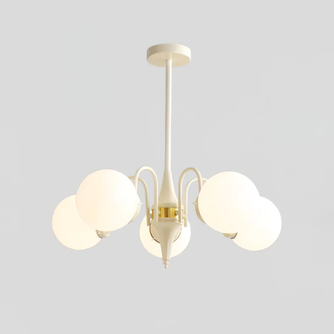 Valentina Moderno Metallo/Vetro Lux Lampadario Oro/Rosso Soggiorno