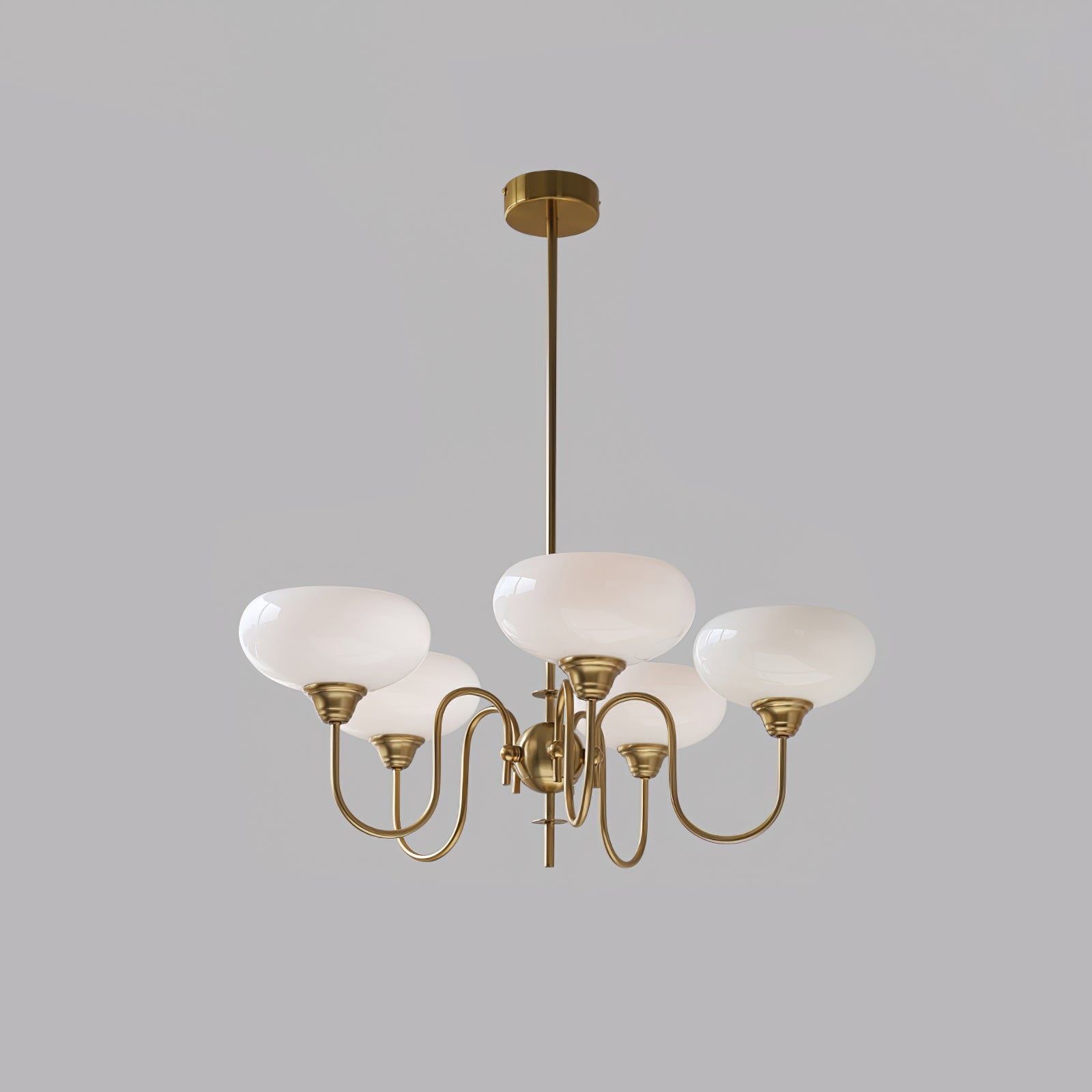 Creamy Persimmon Chandelier - Blowlighting