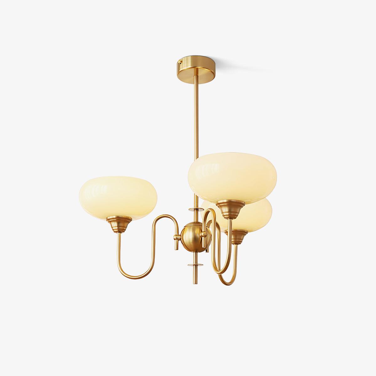 Creamy Persimmon Chandelier - Blowlighting