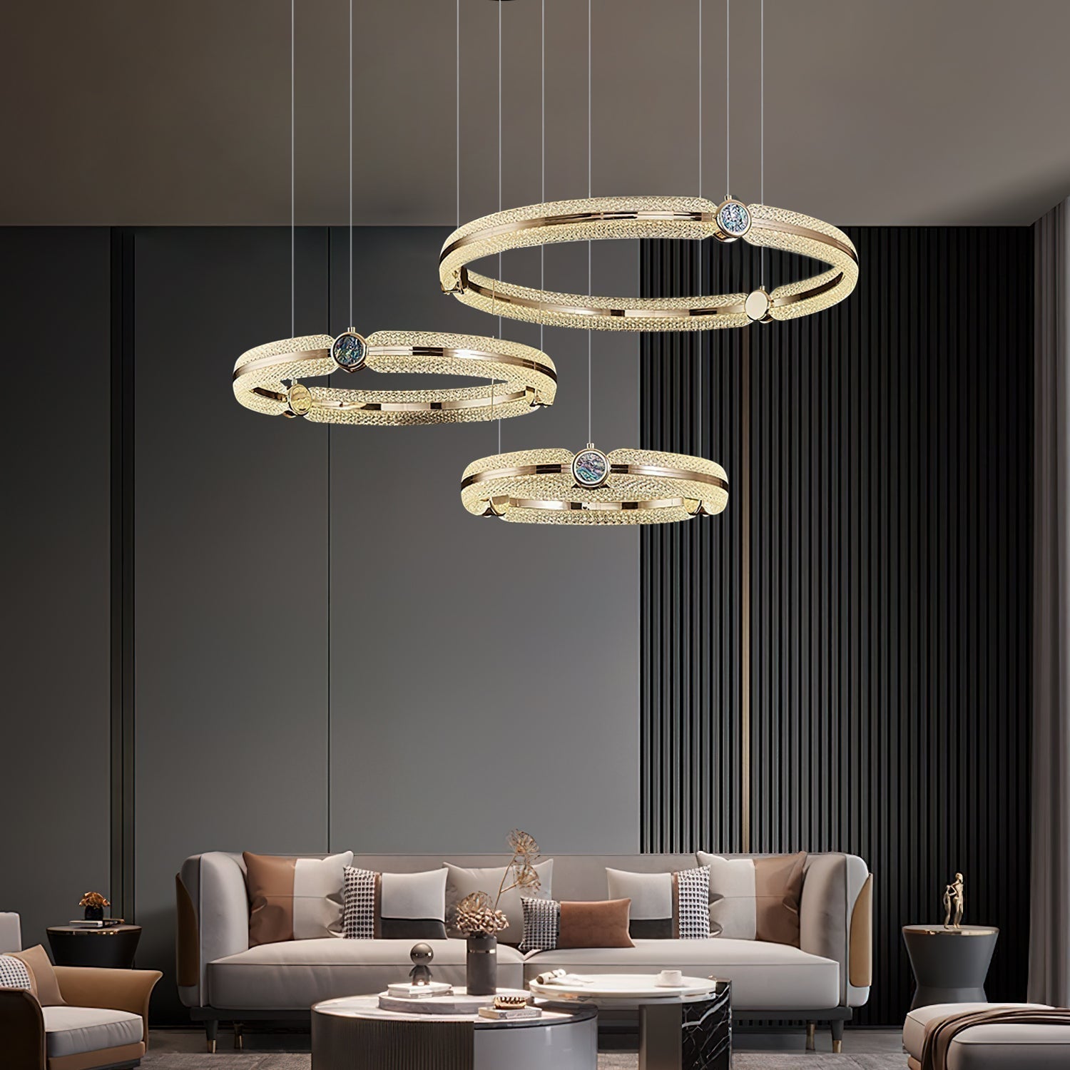 Aurora Chandelier Creative Ring - Blowlighting