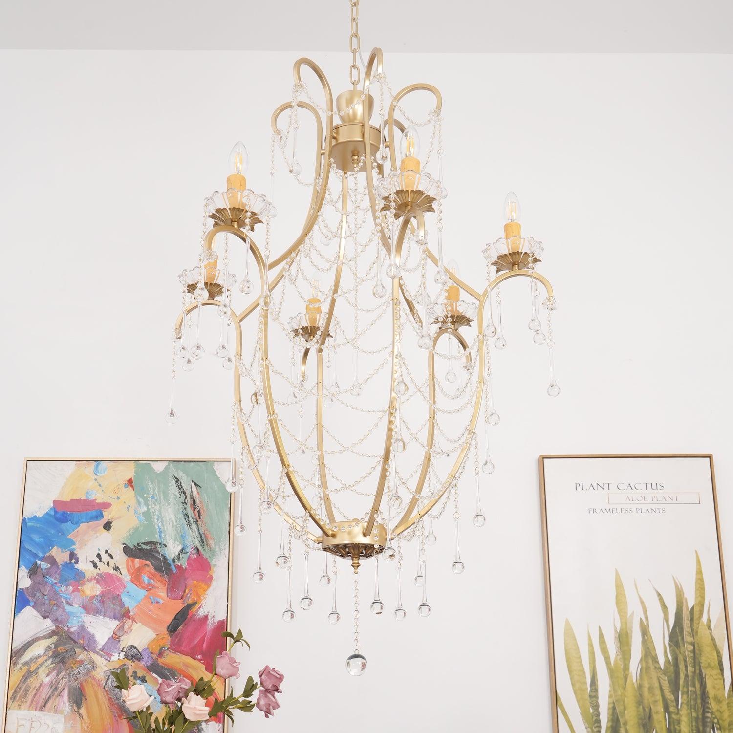 Birdcage Chandelier - Blowlighting
