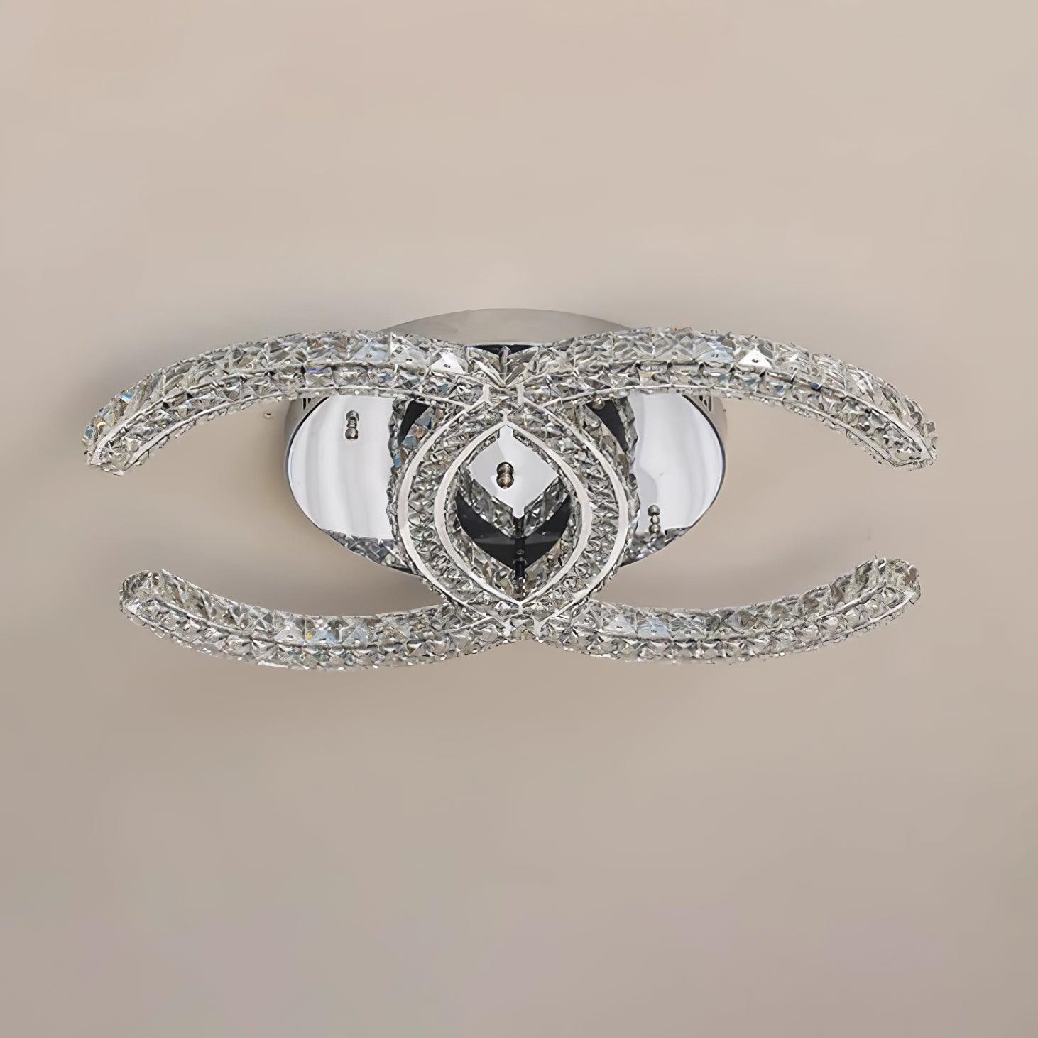 Kristy Lampada da Soffitto in Cristallo Double C