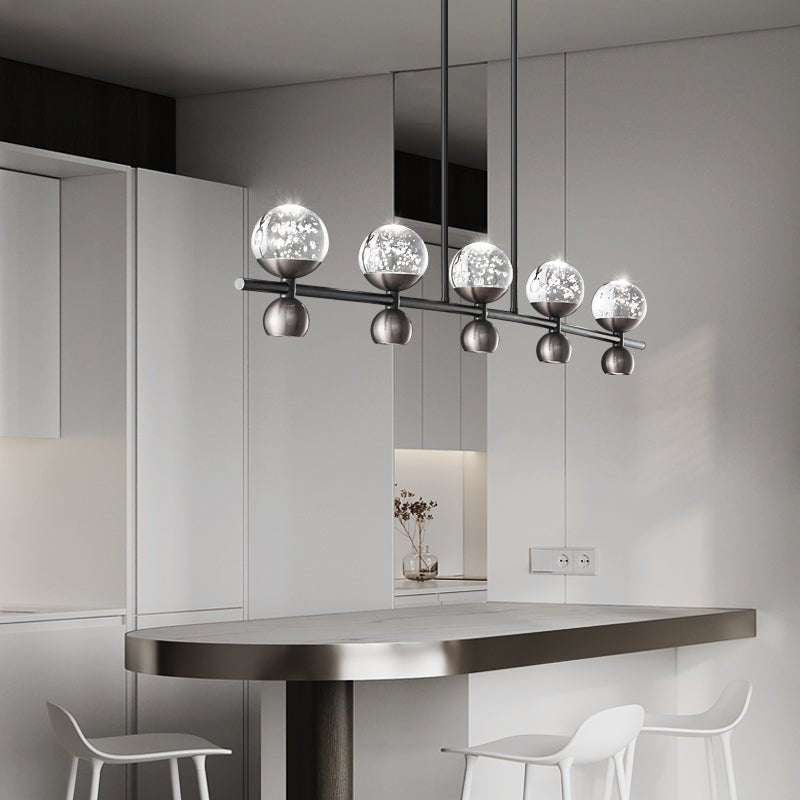 Lumiryn Orbital Glass Globe Chandelier - Blowlighting