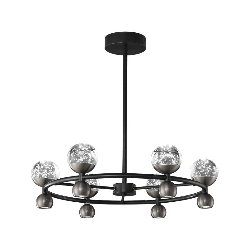 Lumiryn Orbital Glass Globe Chandelier - Blowlighting