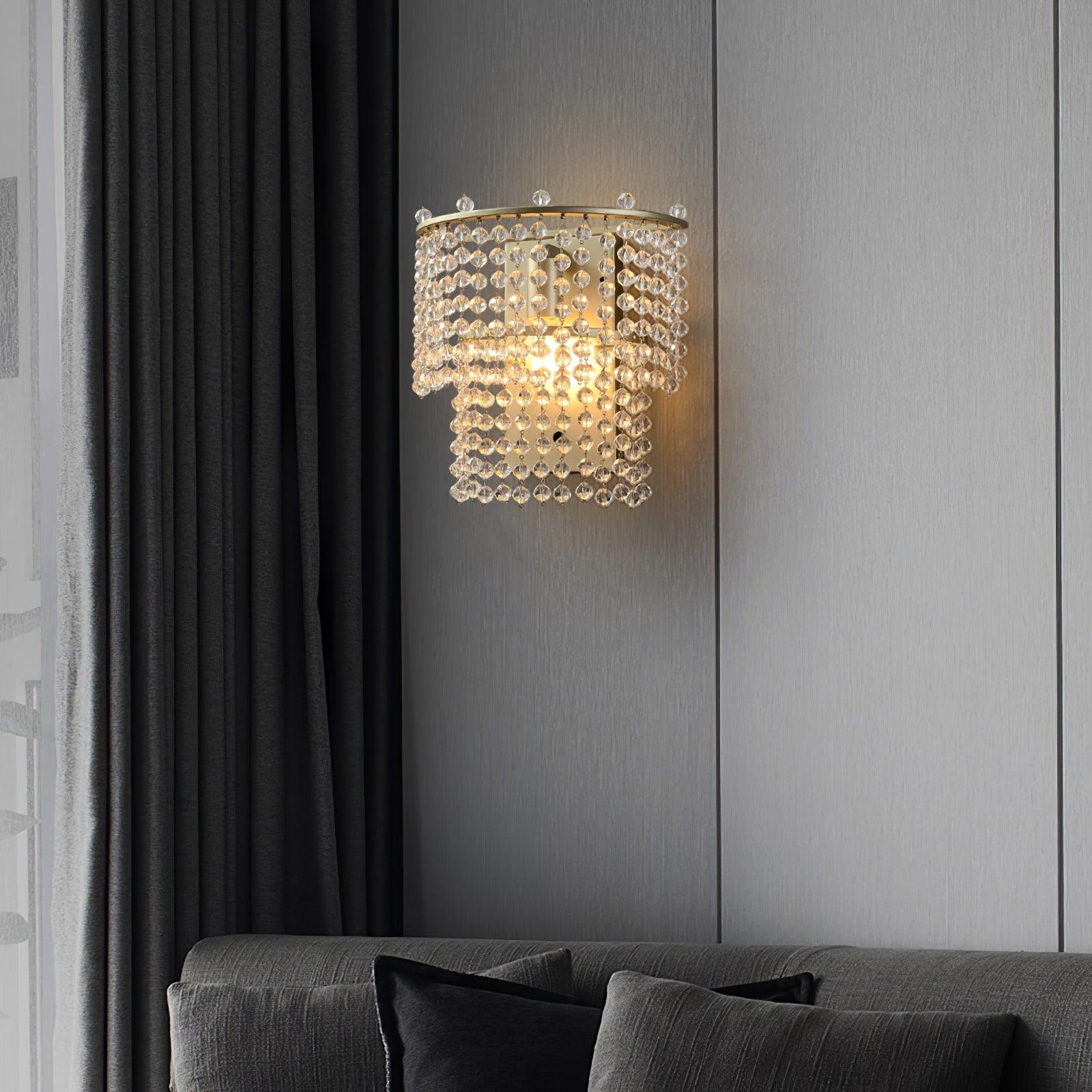 Crystal Waterfall Wall Light - Blowlighting