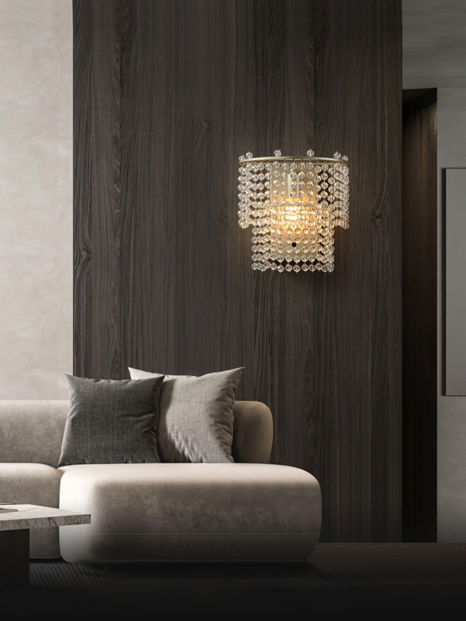 Crystal Waterfall Wall Light - Blowlighting