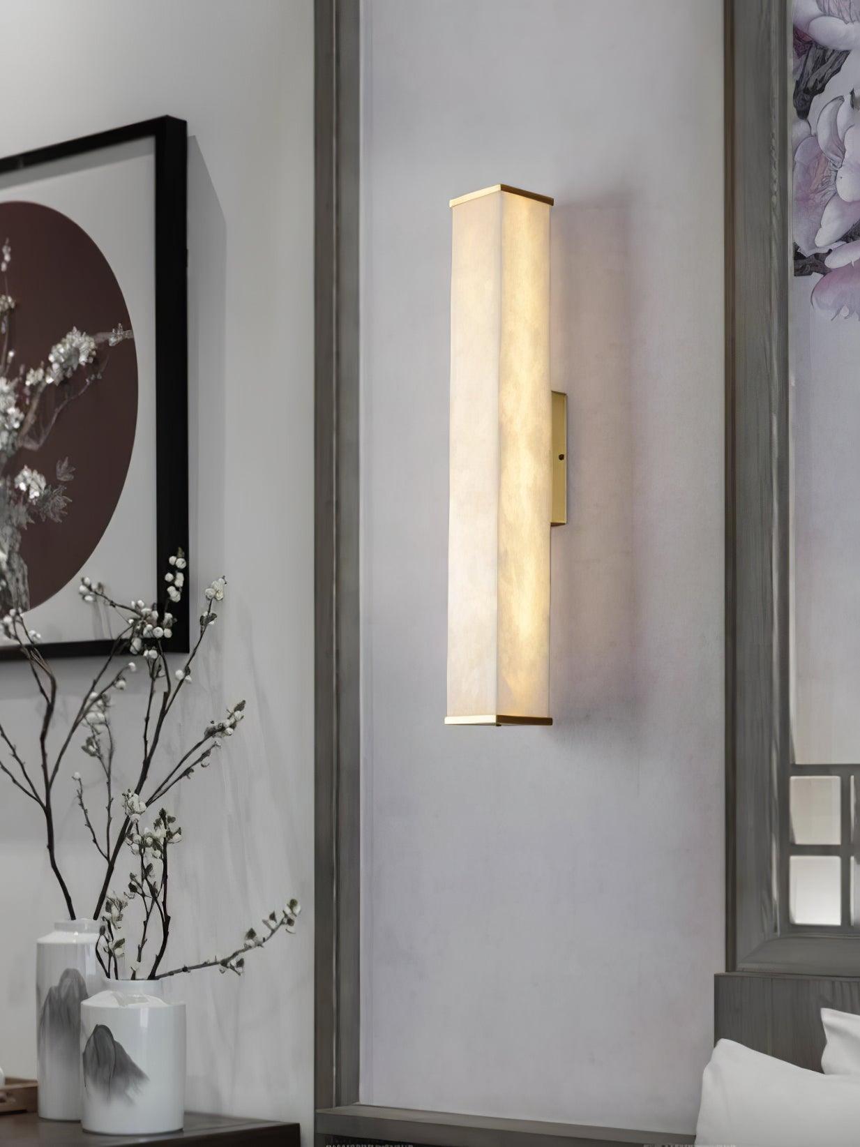 Vithaira Alabaster Linear Wall Lamp - Neutralighting
