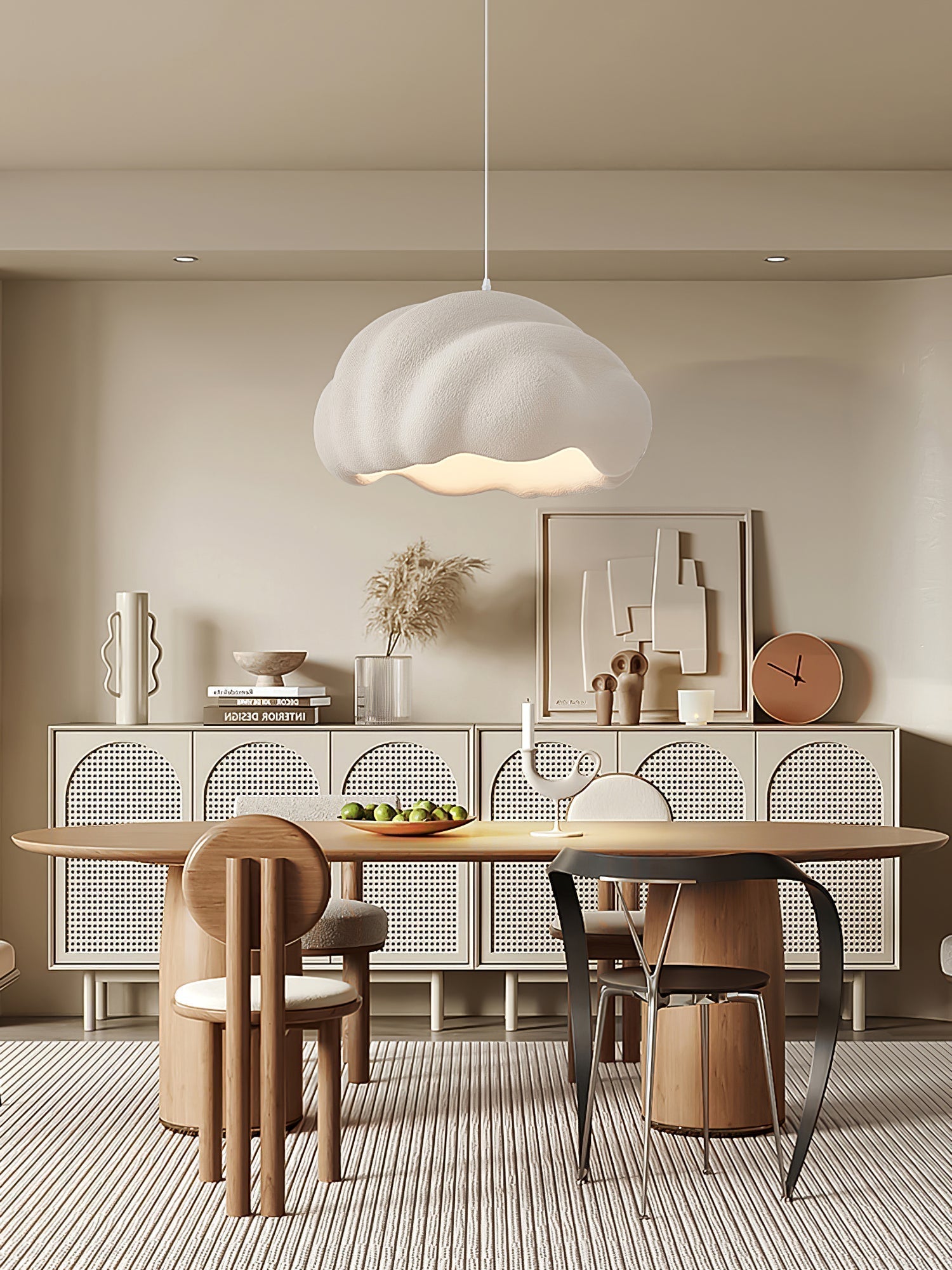 Itheira Modern Minimalist Plastic Metal Pendant Light - Blowlighting
