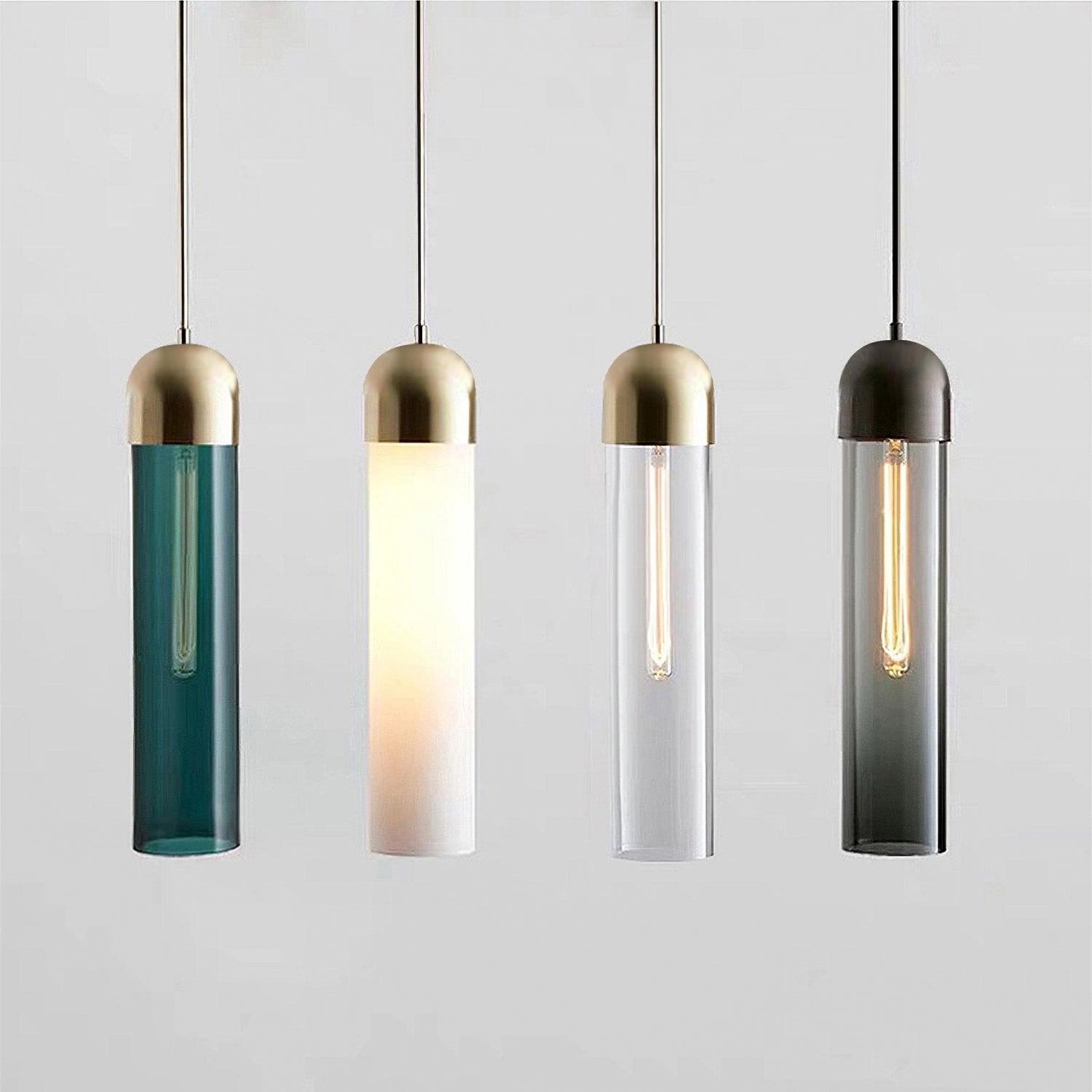 Glass Cylindrical Shape Pendant Light - Blowlighting