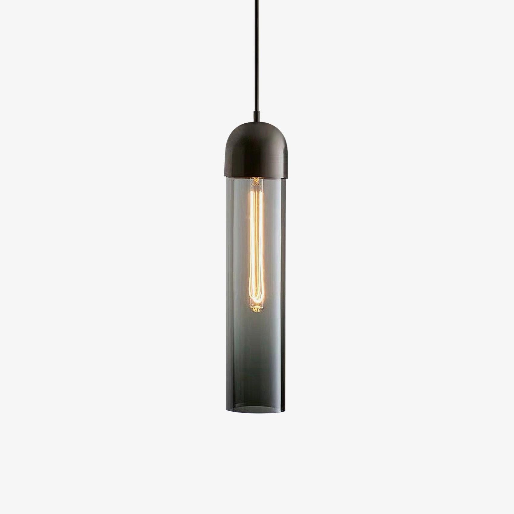 Glass Cylindrical Shape Pendant Light - Blowlighting