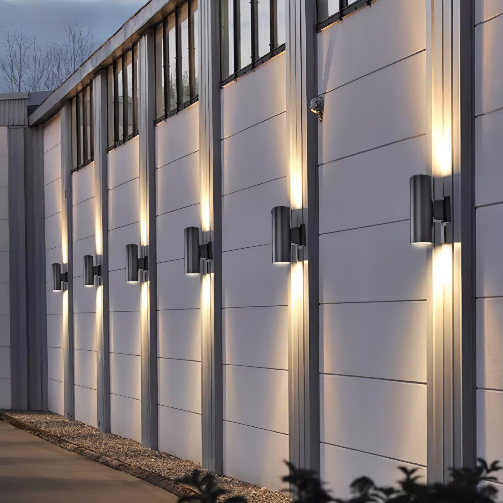 Cylindrical Outdoor Wall Light - Blowlighting