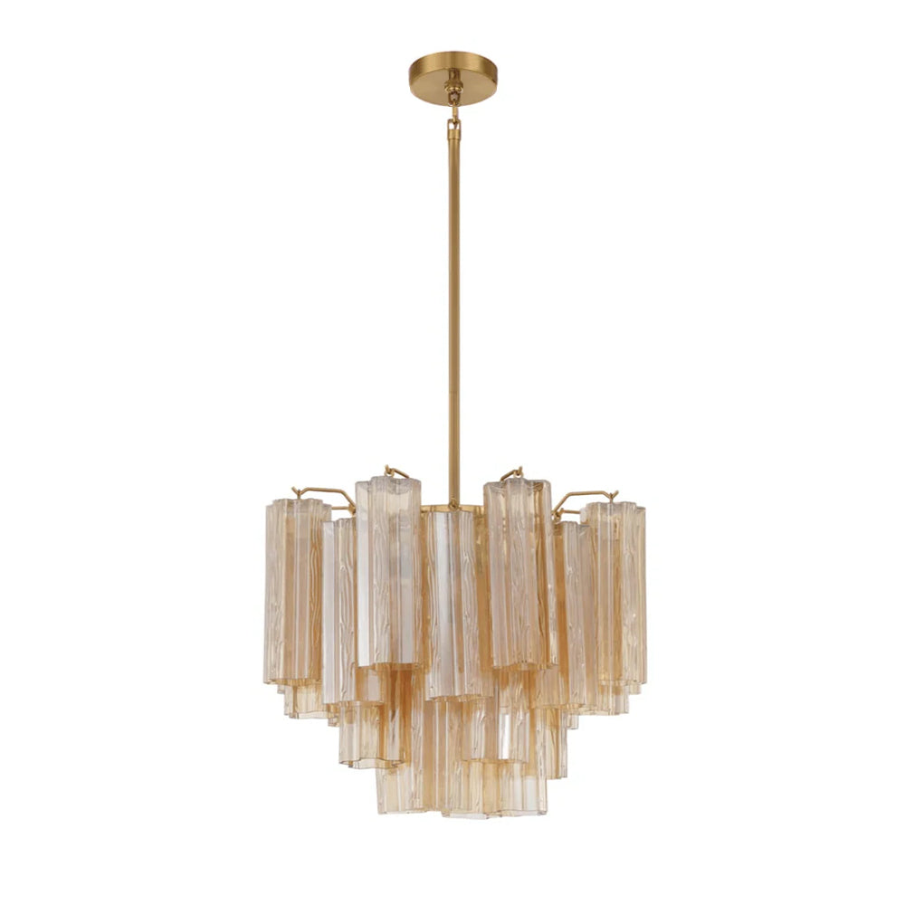 Lustra Lux Lampadario Moderno in Vetro di Murano
