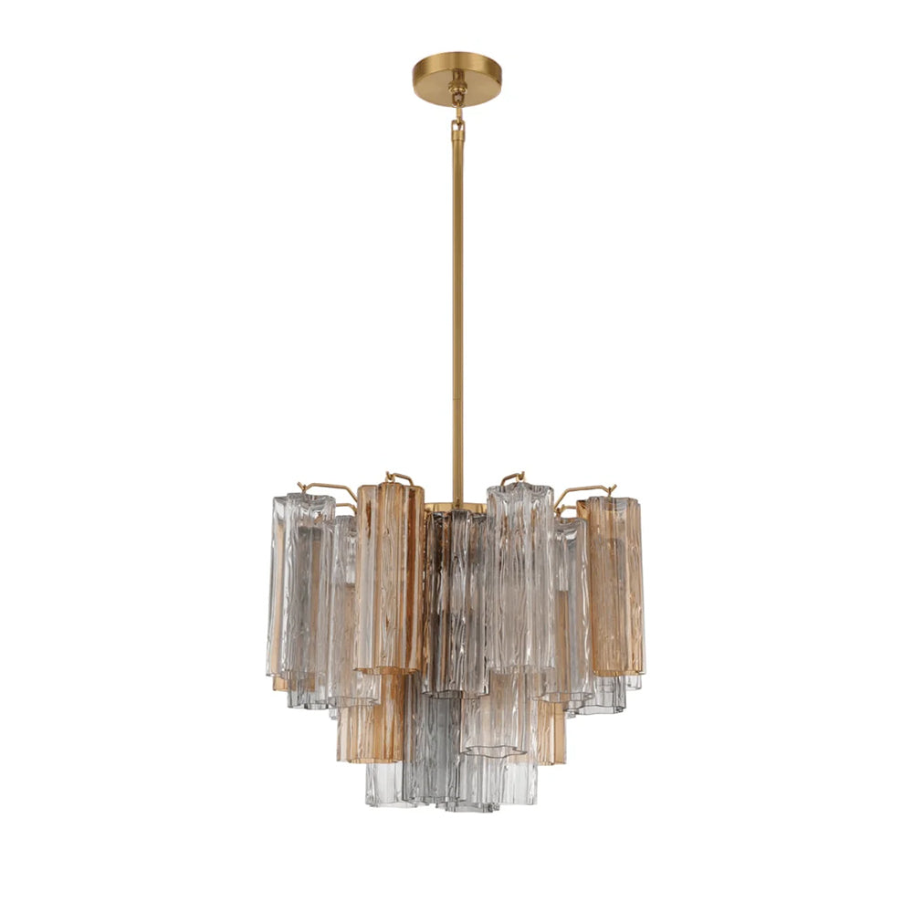 Lustra Lux Lampadario Moderno in Vetro di Murano