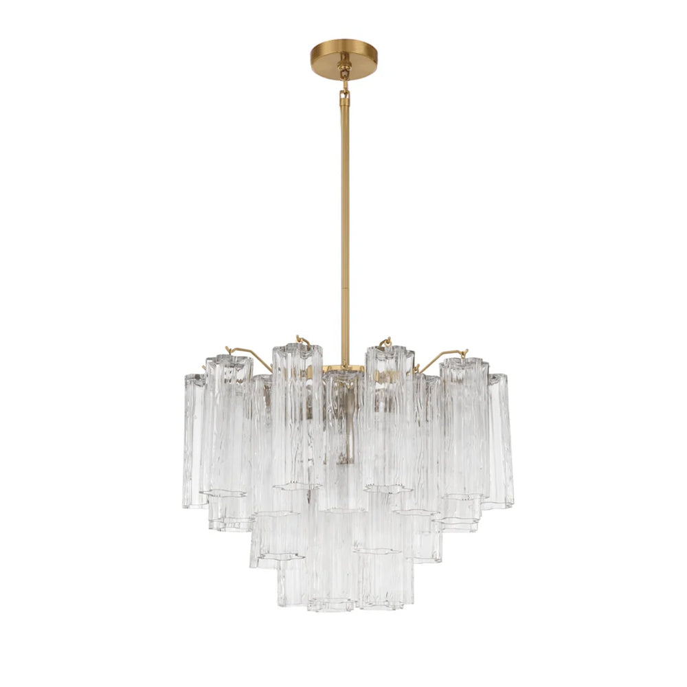 Lustra Lux Lampadario Moderno in Vetro di Murano