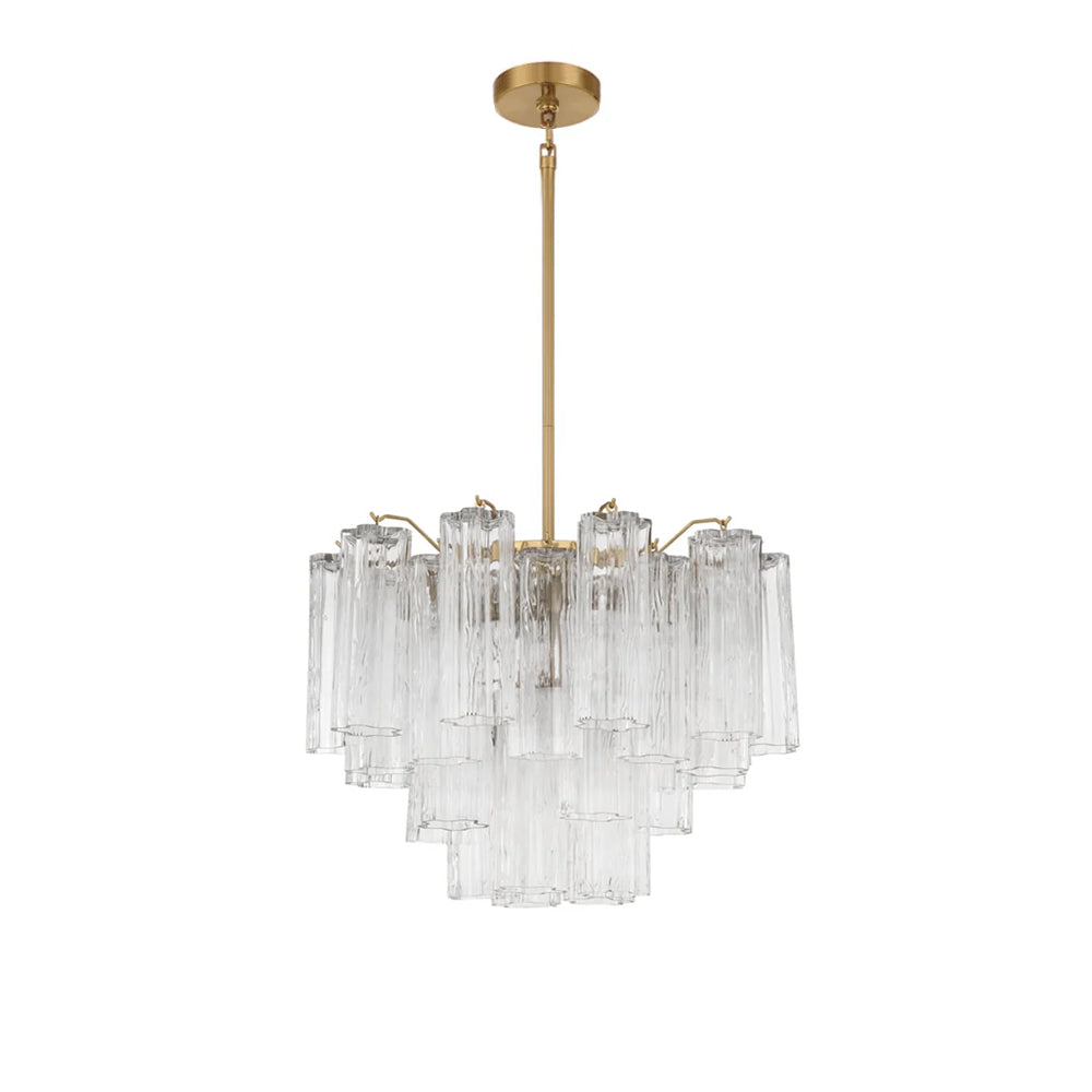 Lustra Lux Lampadario Moderno in Vetro di Murano