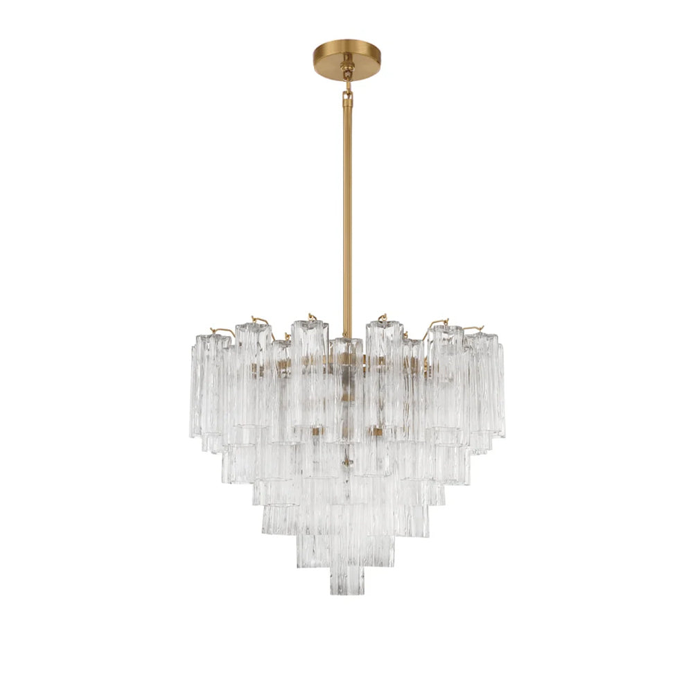 Lustra Lux Lampadario Moderno in Vetro di Murano