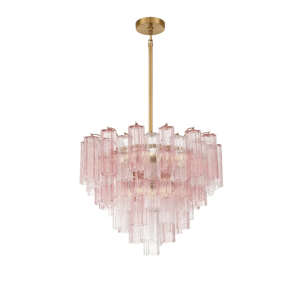 Lustra Lux Lampadario Moderno in Vetro di Murano