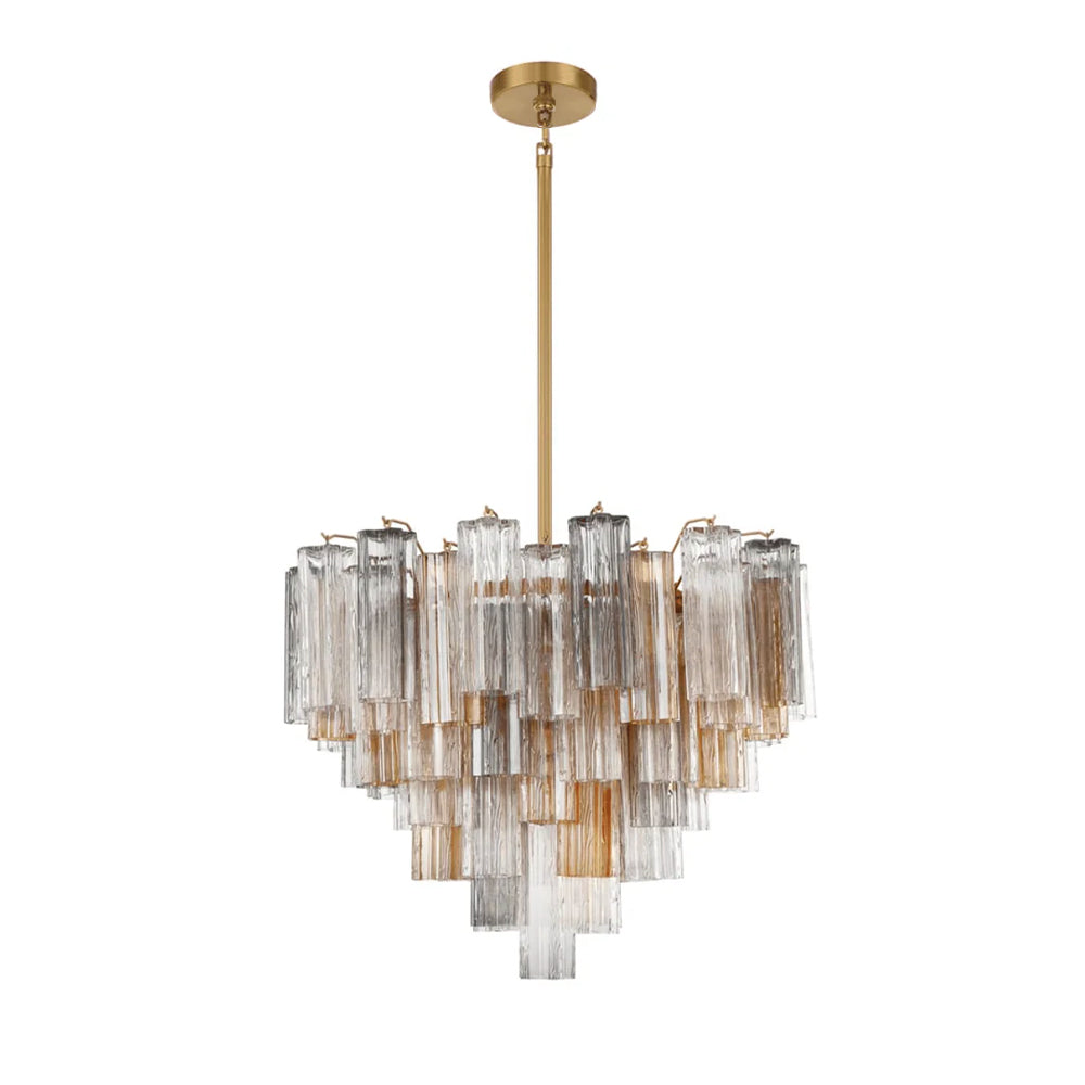 Lustra Lux Lampadario Moderno in Vetro di Murano