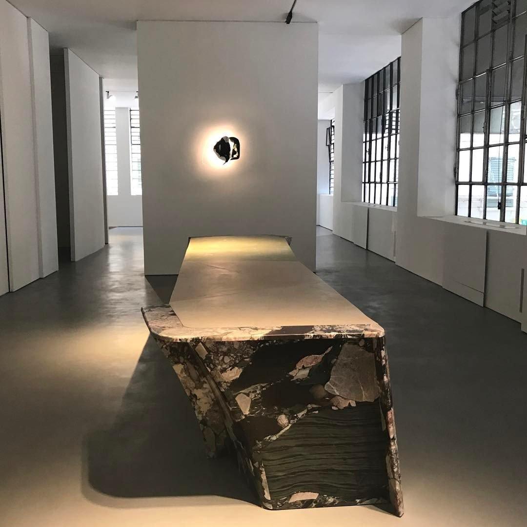 Valentina Lampada da Parete Artistica in Vetro Nero