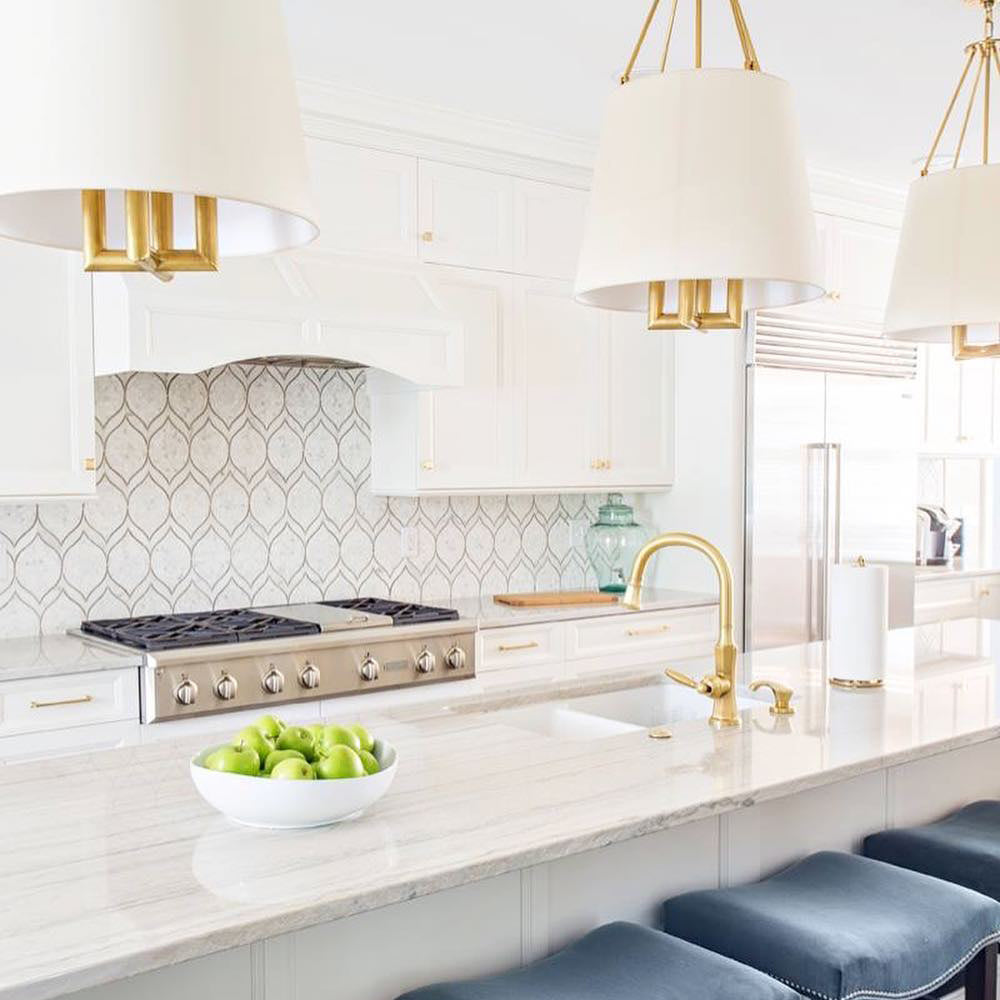 Loom Vintage Industrial Brass Fabric Pendant Lamp - Lamp Copper