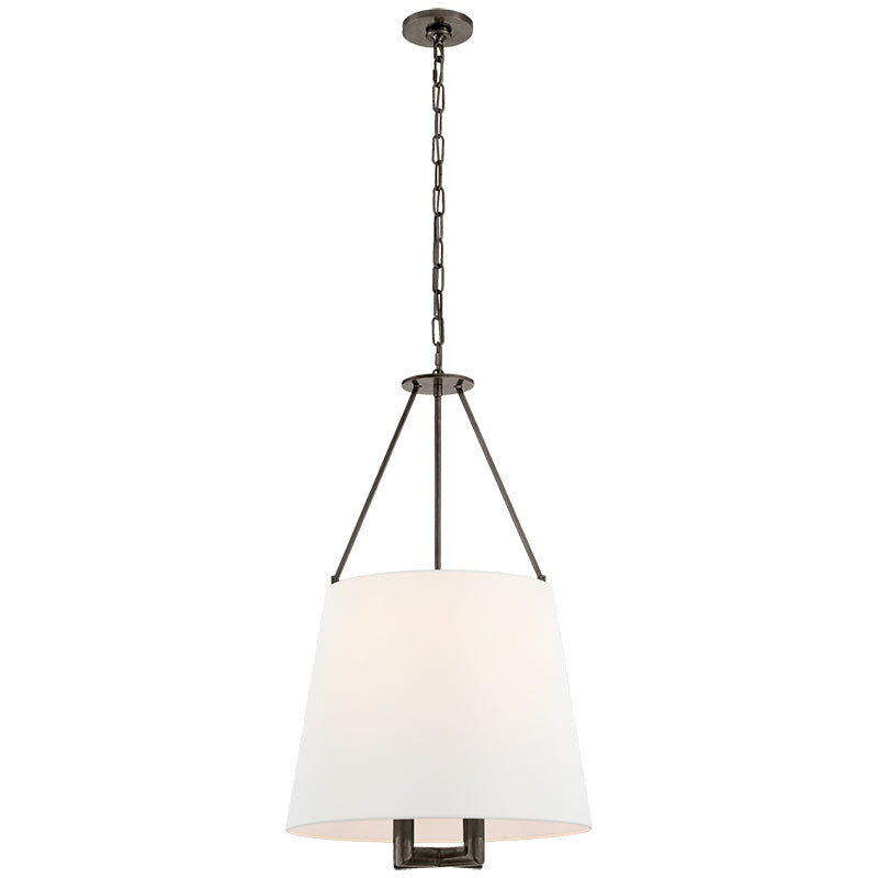 Loom Vintage Industrial Brass Fabric Pendant Lamp - Lamp Copper