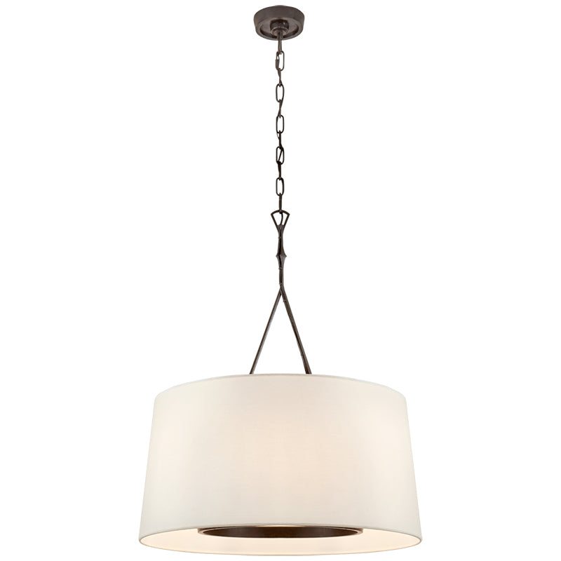 Wink Modern Minimalist Brass Fabric Pendant Lamp - Lamp Copper