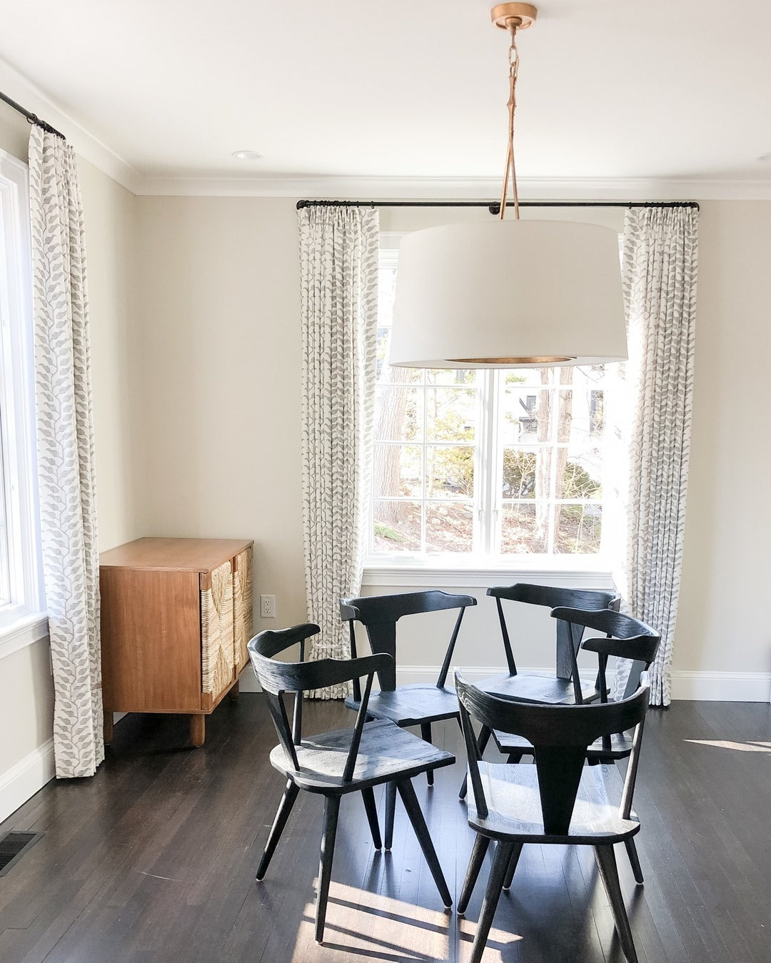 Wink Modern Minimalist Brass Fabric Pendant Lamp - Lamp Copper