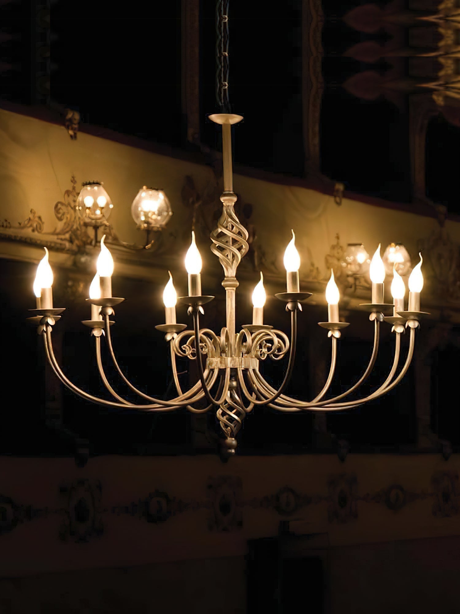 Grace Postmodern Luxury Brass Metal Chandelier - Lamp Copper