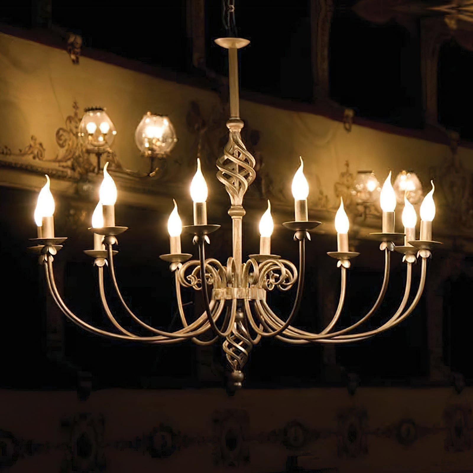Grace Postmodern Luxury Brass Metal Chandelier - Lamp Copper