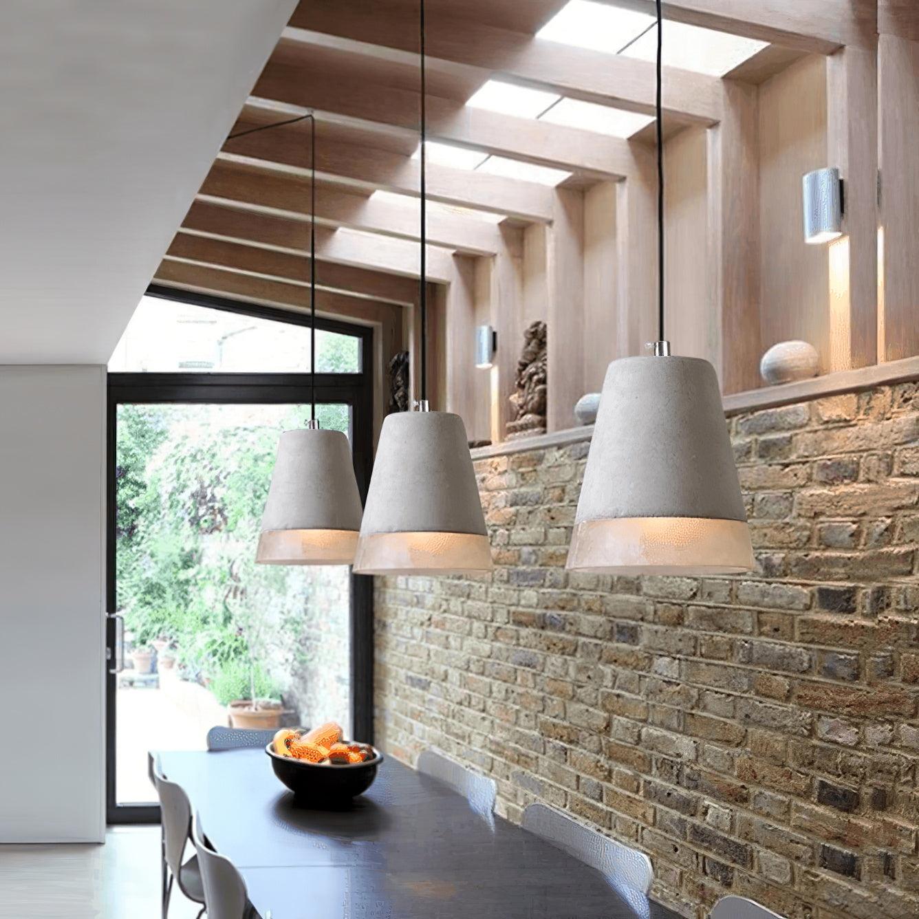 Delia Cement Pendant Light - Blowlighting