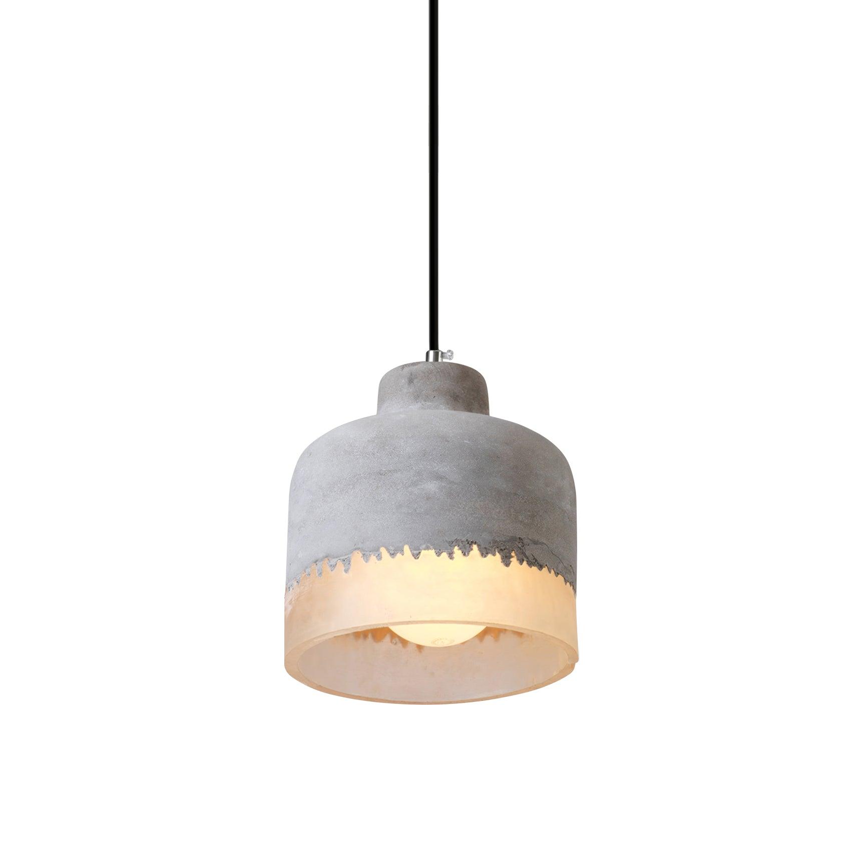 Delia Cement Pendant Light - Blowlighting