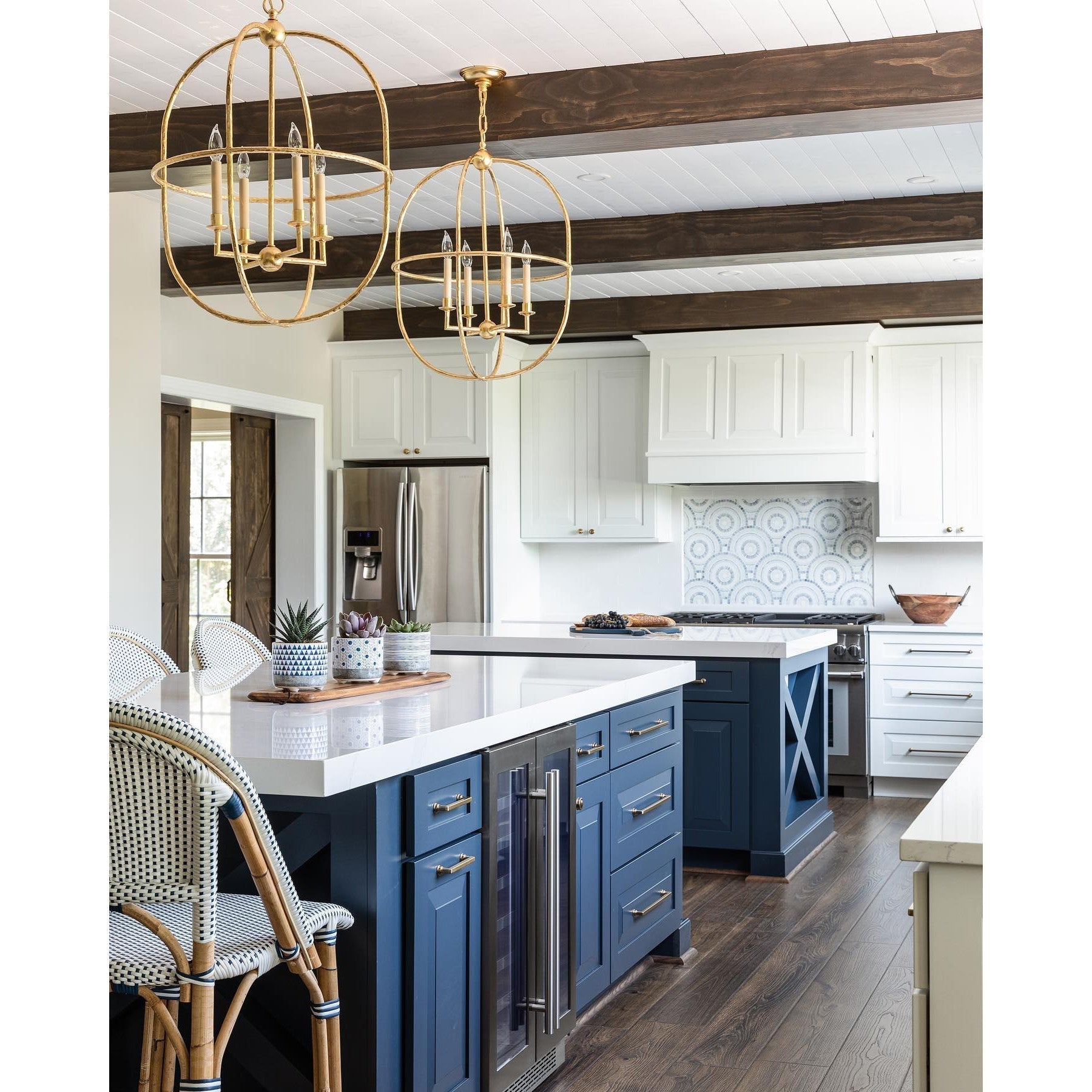 Sylph Vintage Industrial Open Brass Metal Pendant Lamp - Lamp Copper