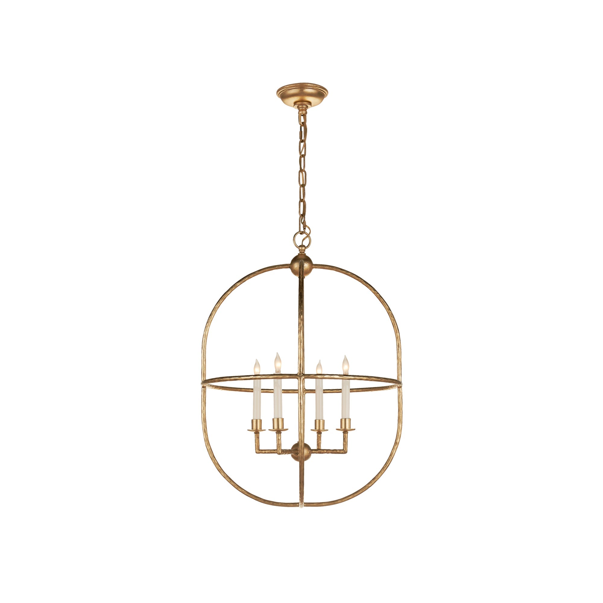 Sylph Vintage Industrial Open Brass Metal Pendant Lamp - Lamp Copper