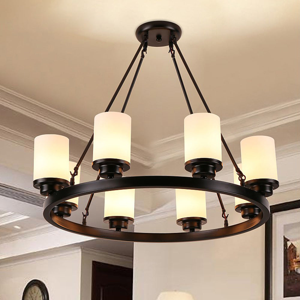 Silva Vintage Metallo Vetro Lampadari Soggiorno/Sala da Pranzo
