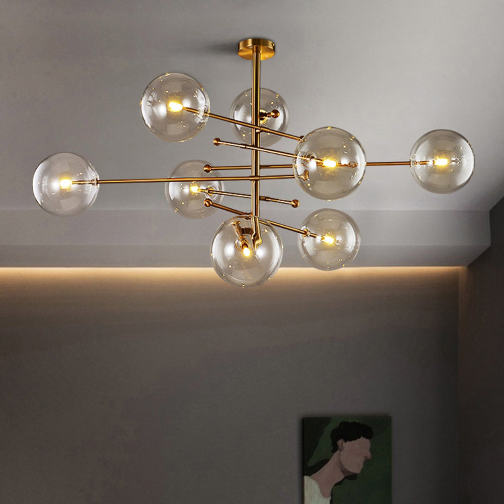 Valentina Moderne LED Lampade a Sospensione Oro Bolla