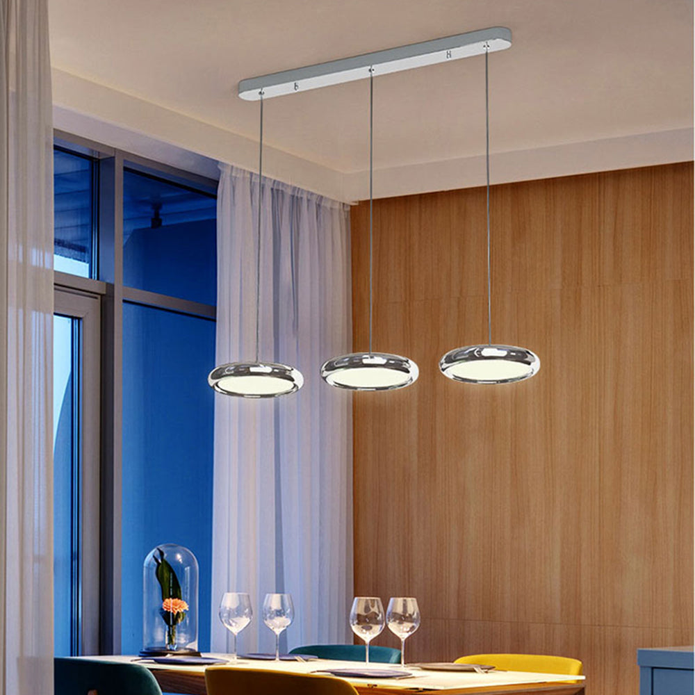 Arisha Minimalista LED Lampade a Sospensione Metallo Argento/Oro/Rosa Circolare Soggiorno/Camera da Letto/Sala da Pranzo