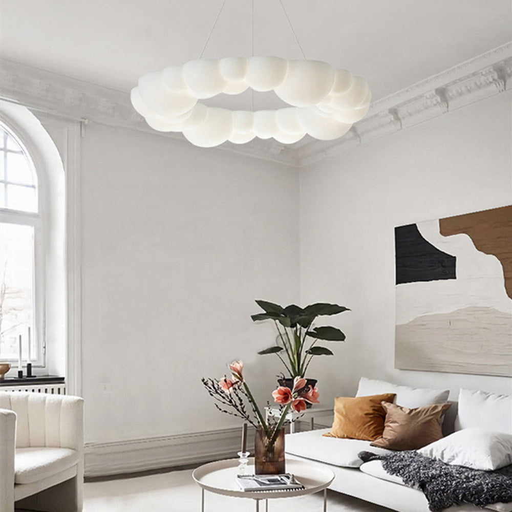 Arisha Moderne LED Plafoniere Telecomando Dimmable Metallo/Acrilico Bianco Soggiorno