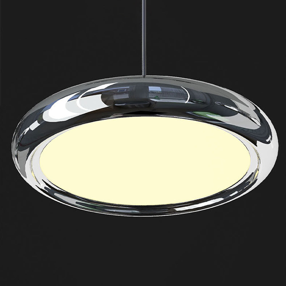 Arisha Minimalista LED Lampade a Sospensione Metallo Argento/Oro/Rosa Circolare Soggiorno/Camera da Letto/Sala da Pranzo