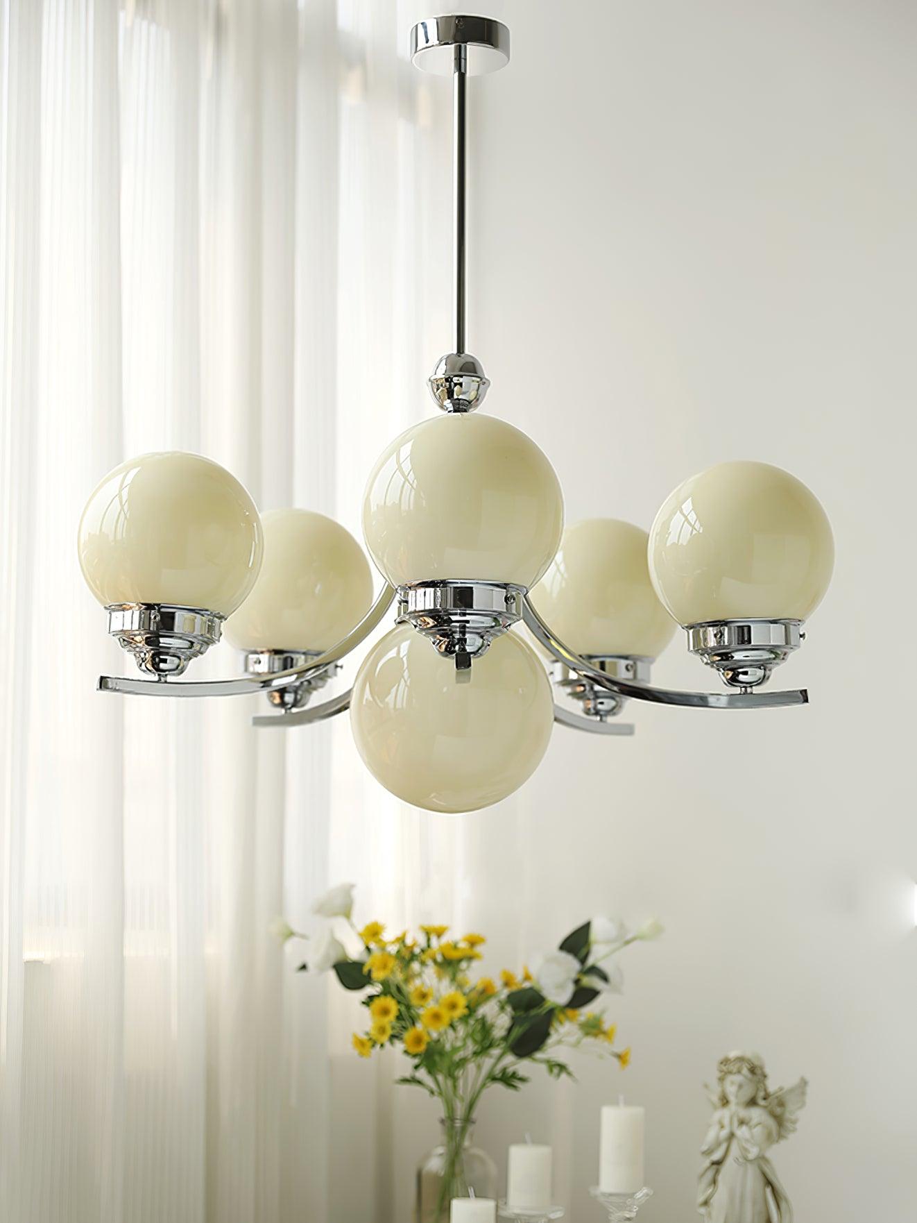 Dewdrop Globe Chandelier - Blowlighting