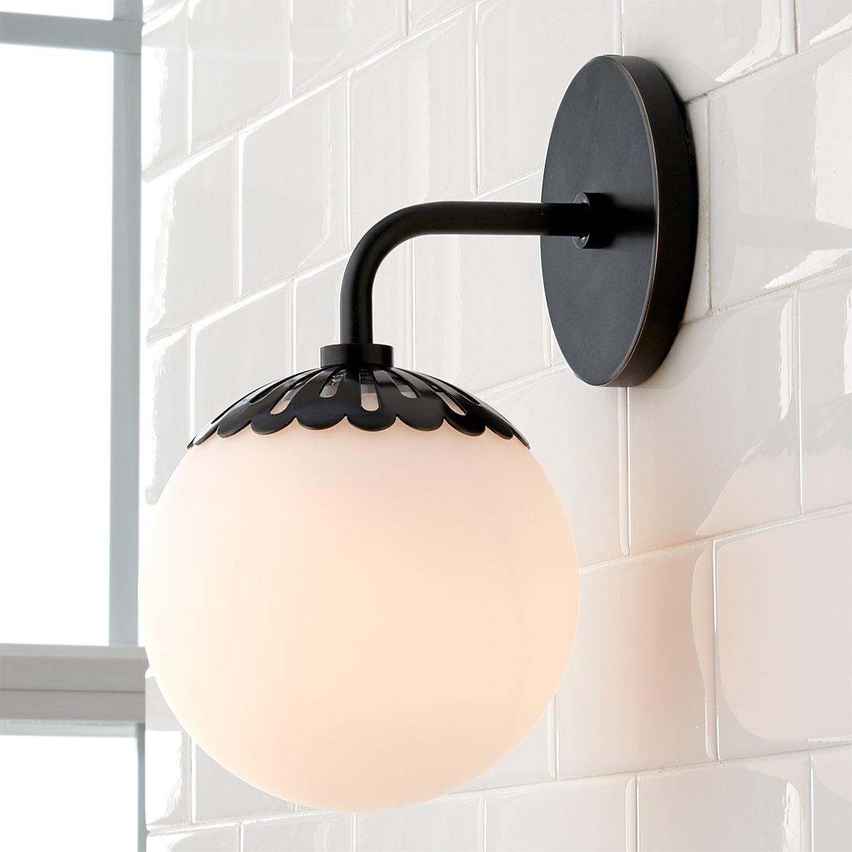 Aegis Modern Minimalist Globe Brass Glass Sconce Wall Lamp - Lamp Copper