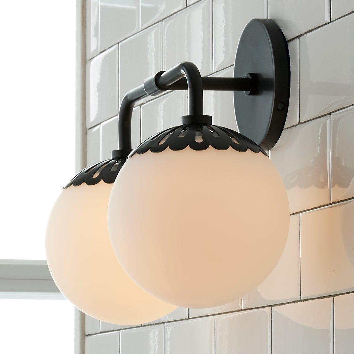 Aegis Modern Minimalist Globe Brass Glass Sconce Wall Lamp - Lamp Copper
