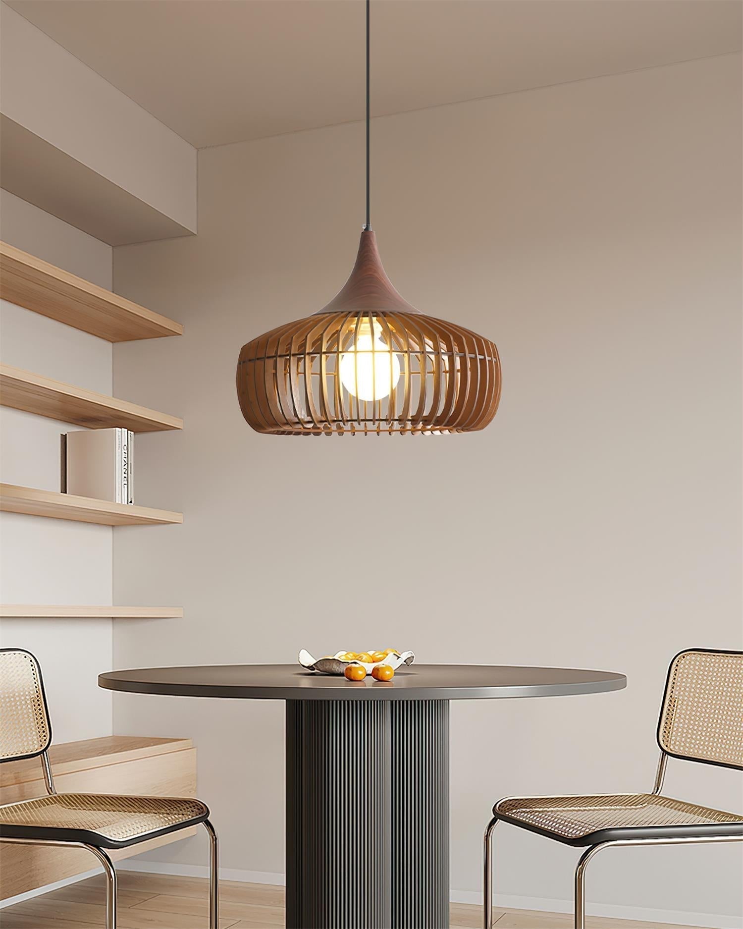 Zivora Natural Bamboo Rattan Pendant Light - Letslighting