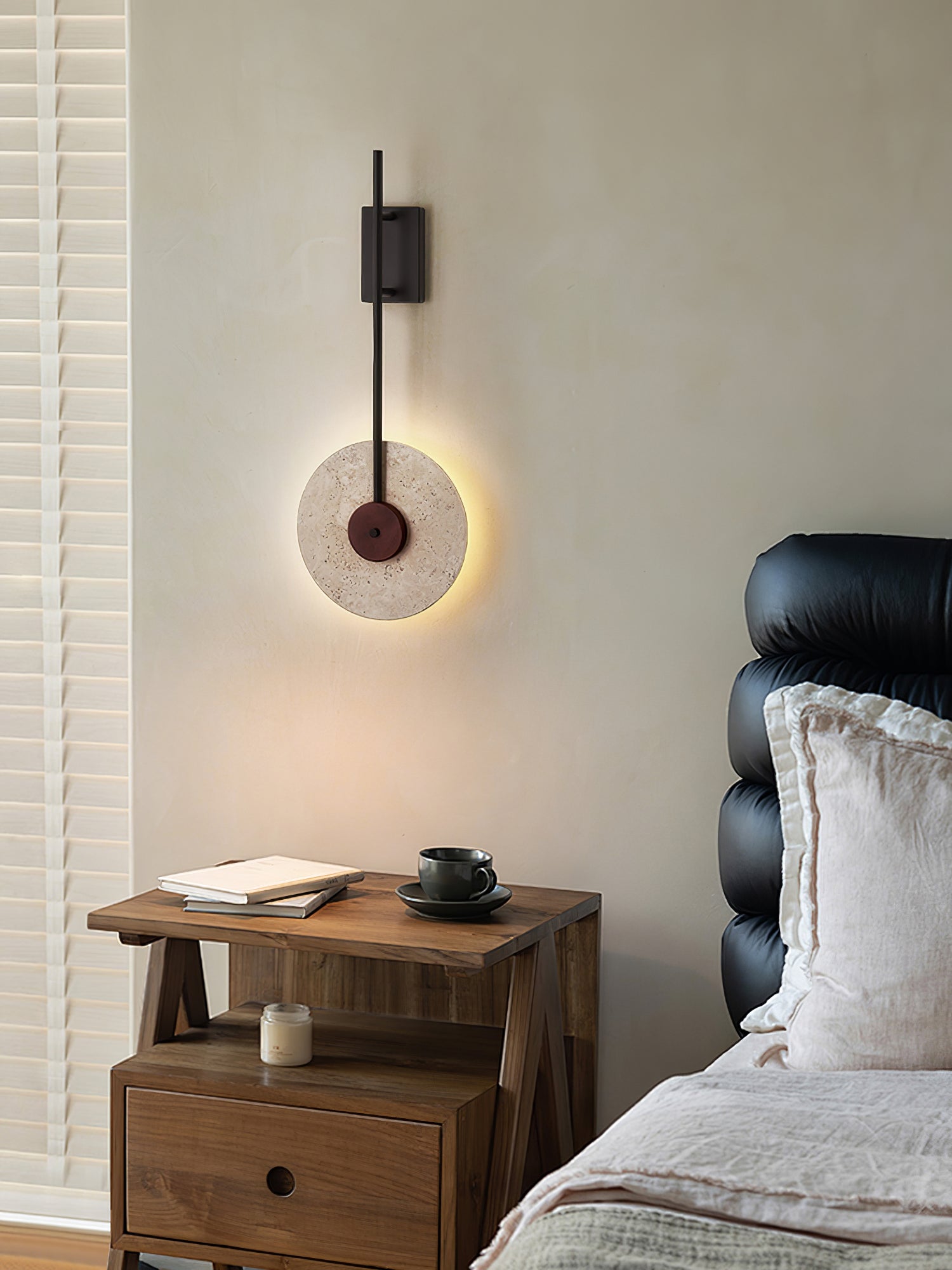 Elysia Travertine Wall Light - Neutralighting