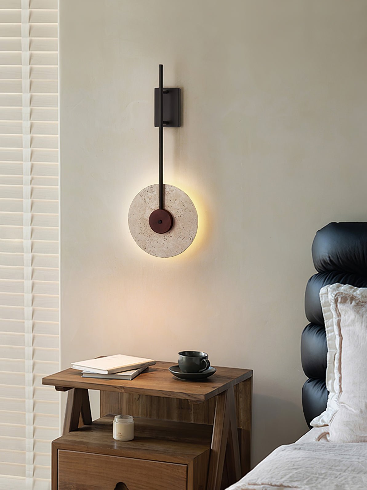 Elysia Travertine Wall Light - Neutralighting