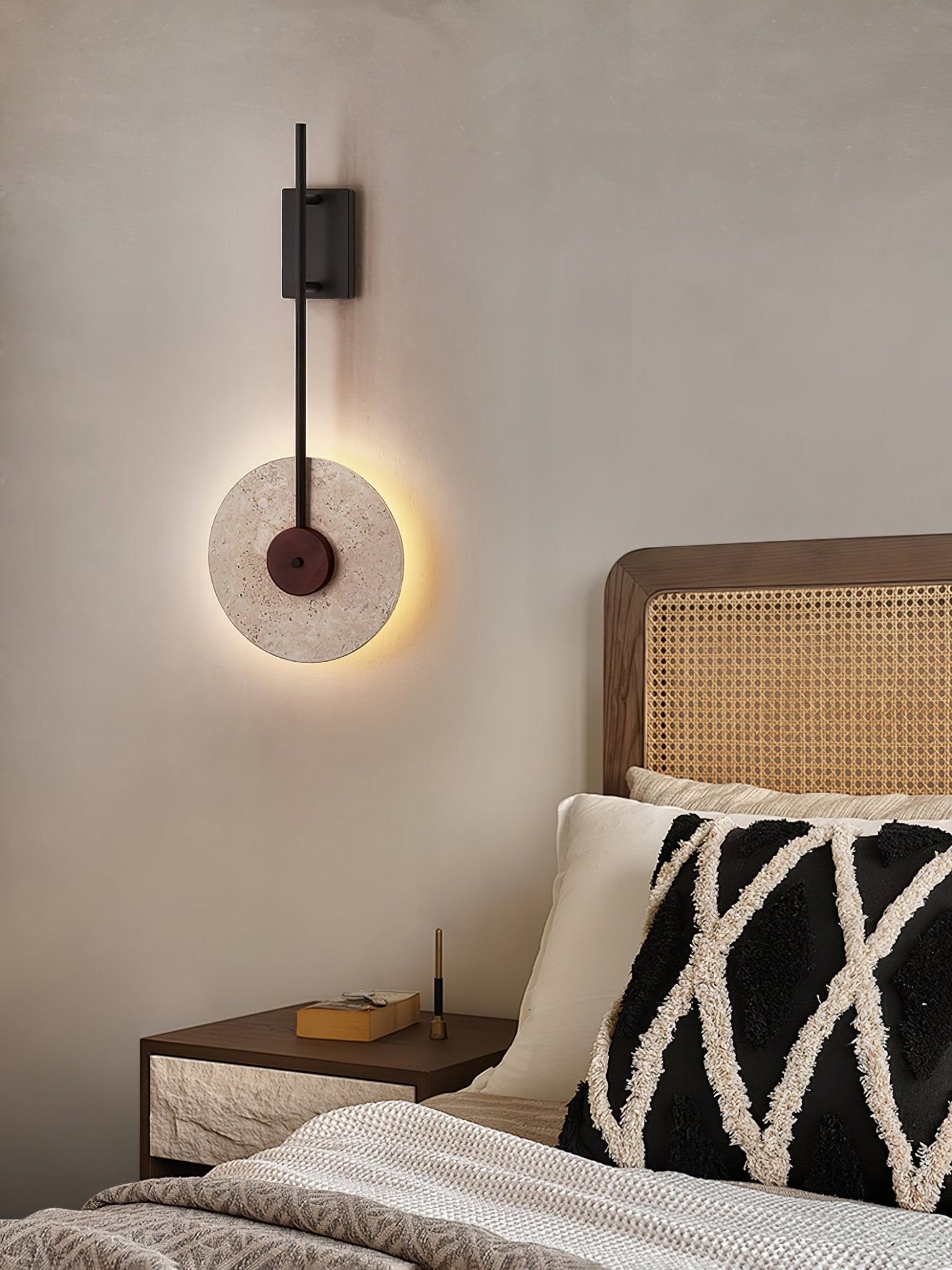 Elysia Travertine Wall Light - Neutralighting