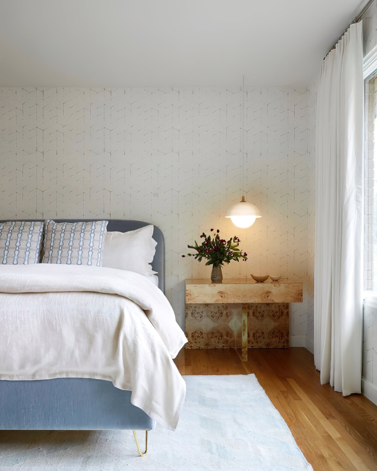 Pith Modern Minimalist Dome Perforated Wooden Metal Pendant Lamp - Lamp Copper