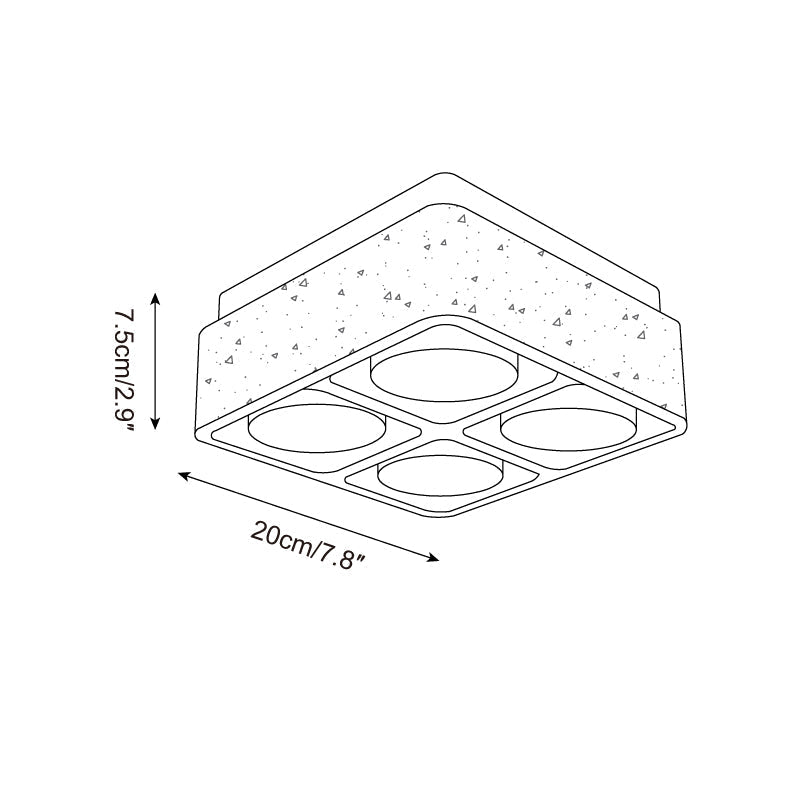 Ritta Ceiling Light Organic Rounded - Letslighting