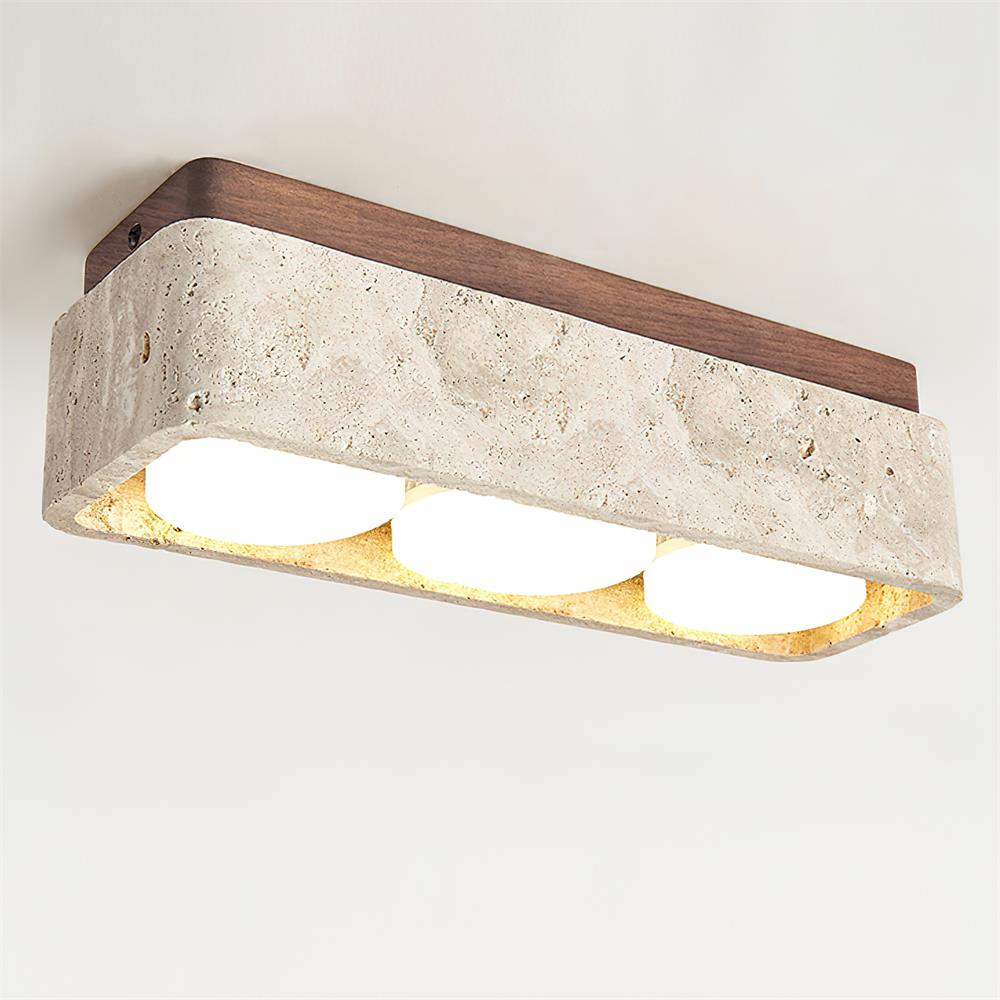 Ritta Ceiling Light Organic Rounded - Letslighting