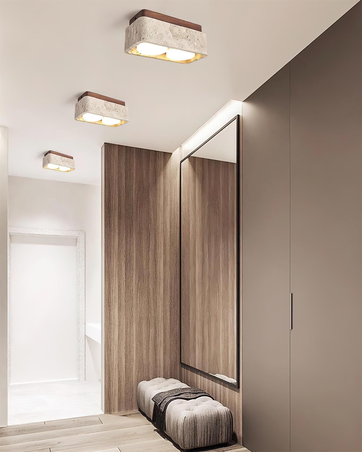 Ritta Ceiling Light Organic Rounded - Letslighting